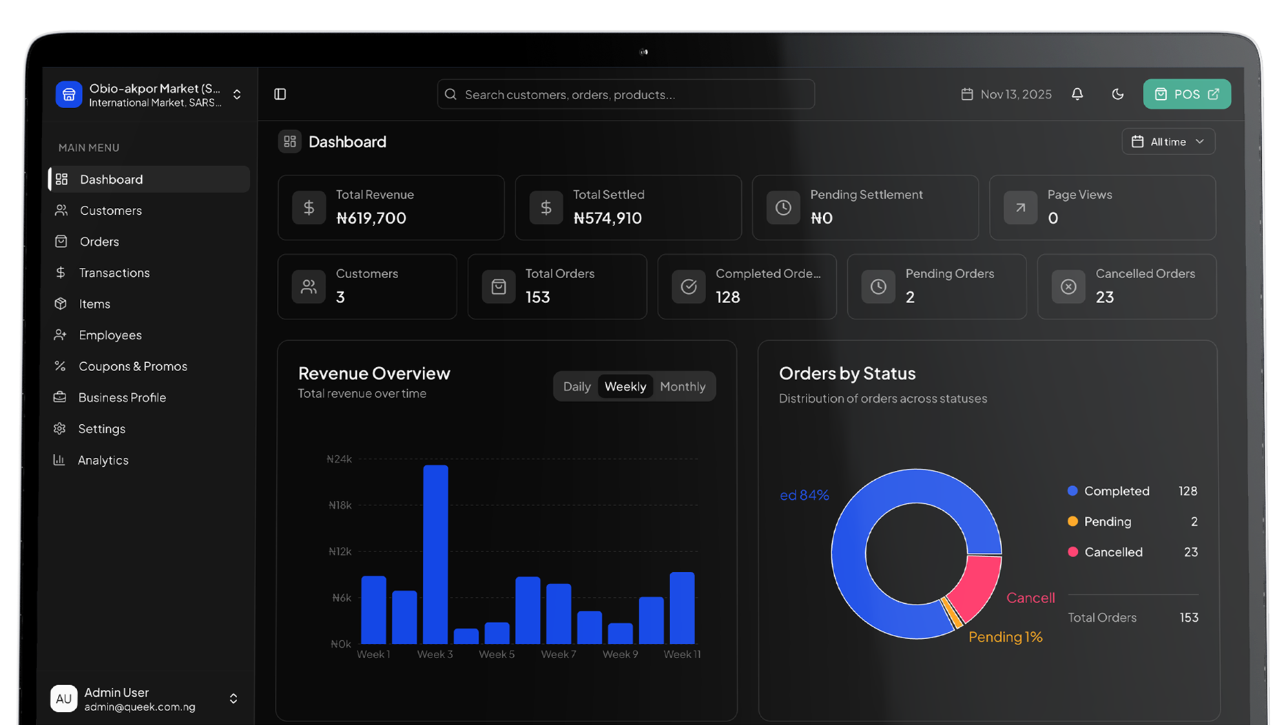 Queek unified order management